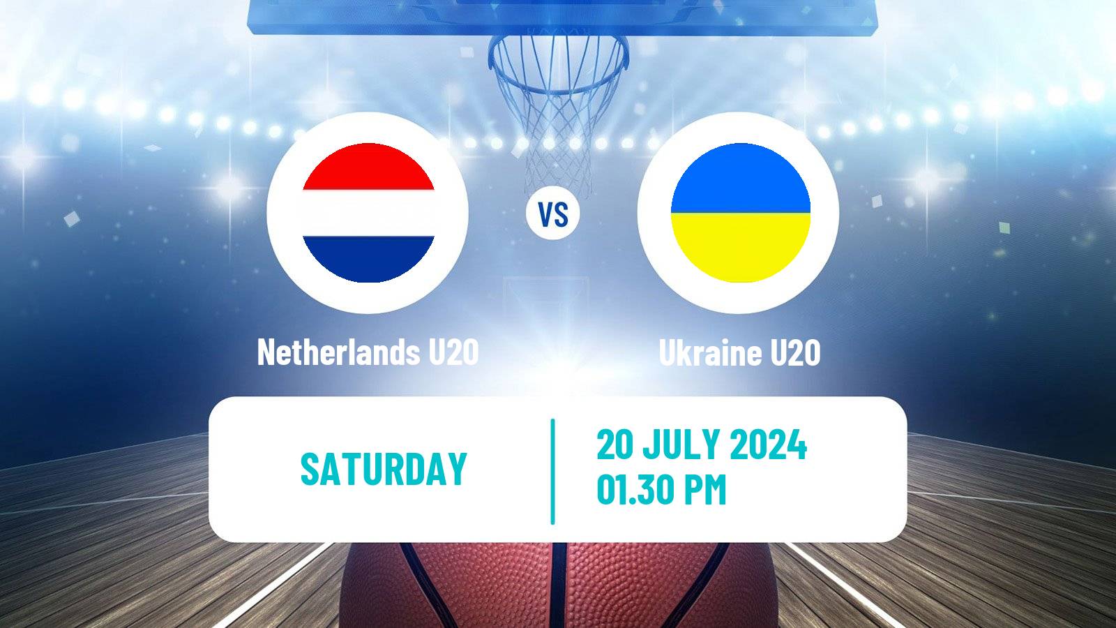 Basketball EuroBasket U20 B Netherlands U20 - Ukraine U20