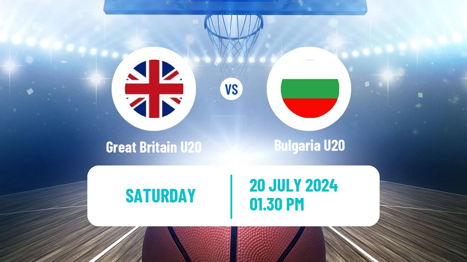 Basketball EuroBasket U20 B Great Britain U20 - Bulgaria U20