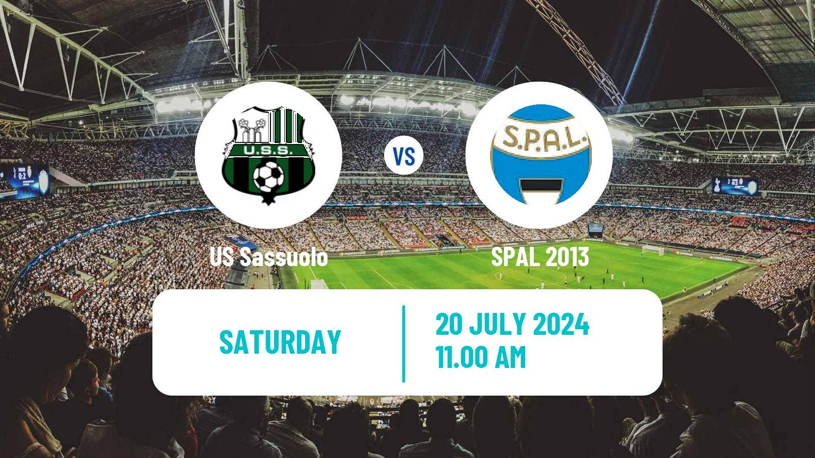 Soccer Club Friendly Sassuolo - SPAL