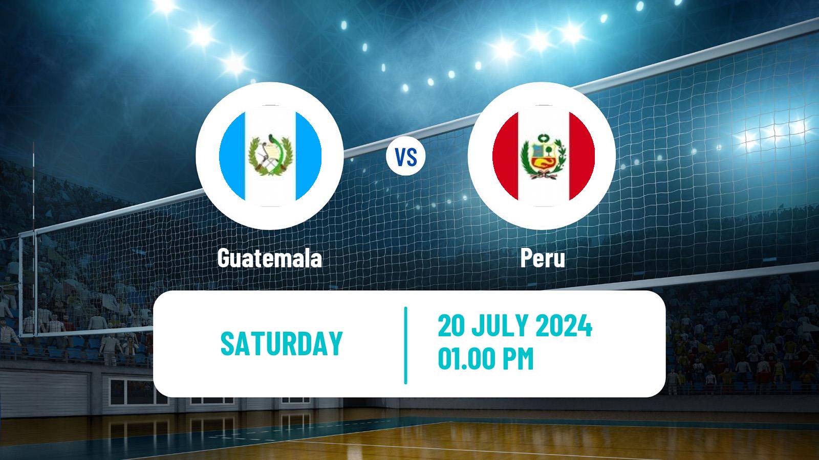 Volleyball Pan-American Cup Volleyball Guatemala - Peru