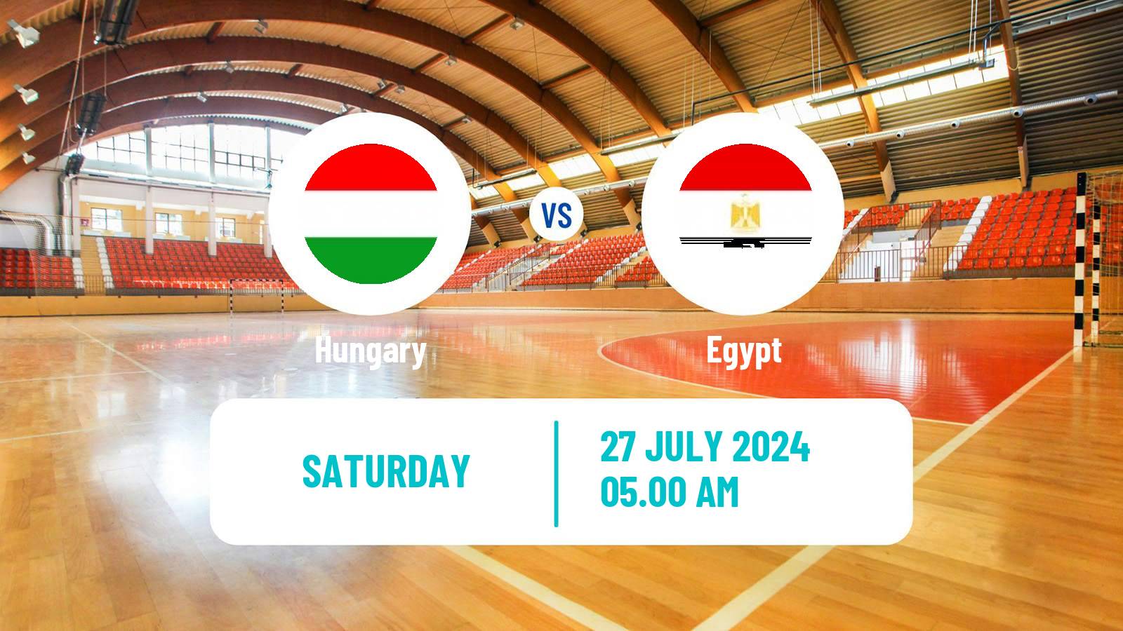 Handball Olympic Games - Handball Hungary - Egypt