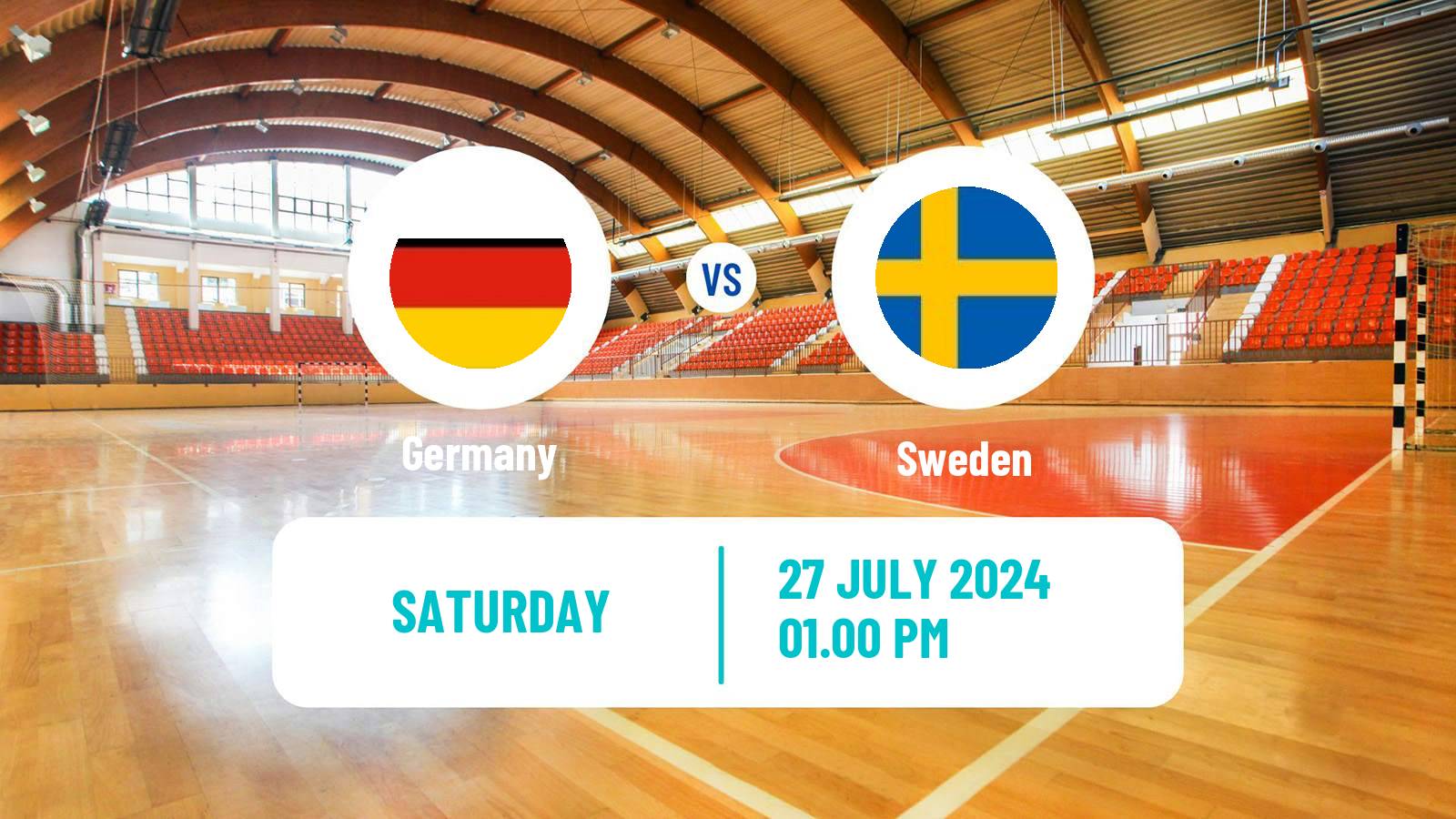 Handball Olympic Games - Handball Germany - Sweden