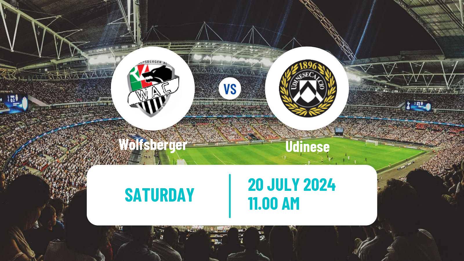 Soccer Club Friendly Wolfsberger - Udinese