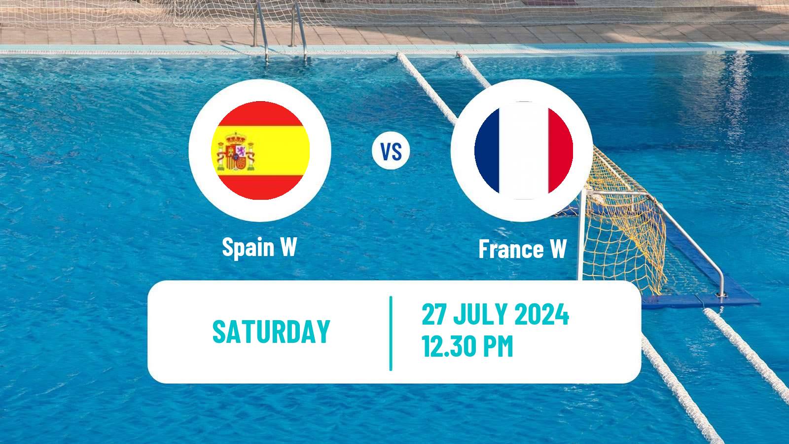 Water polo Olympic Games - Water polo Women Spain W - France W