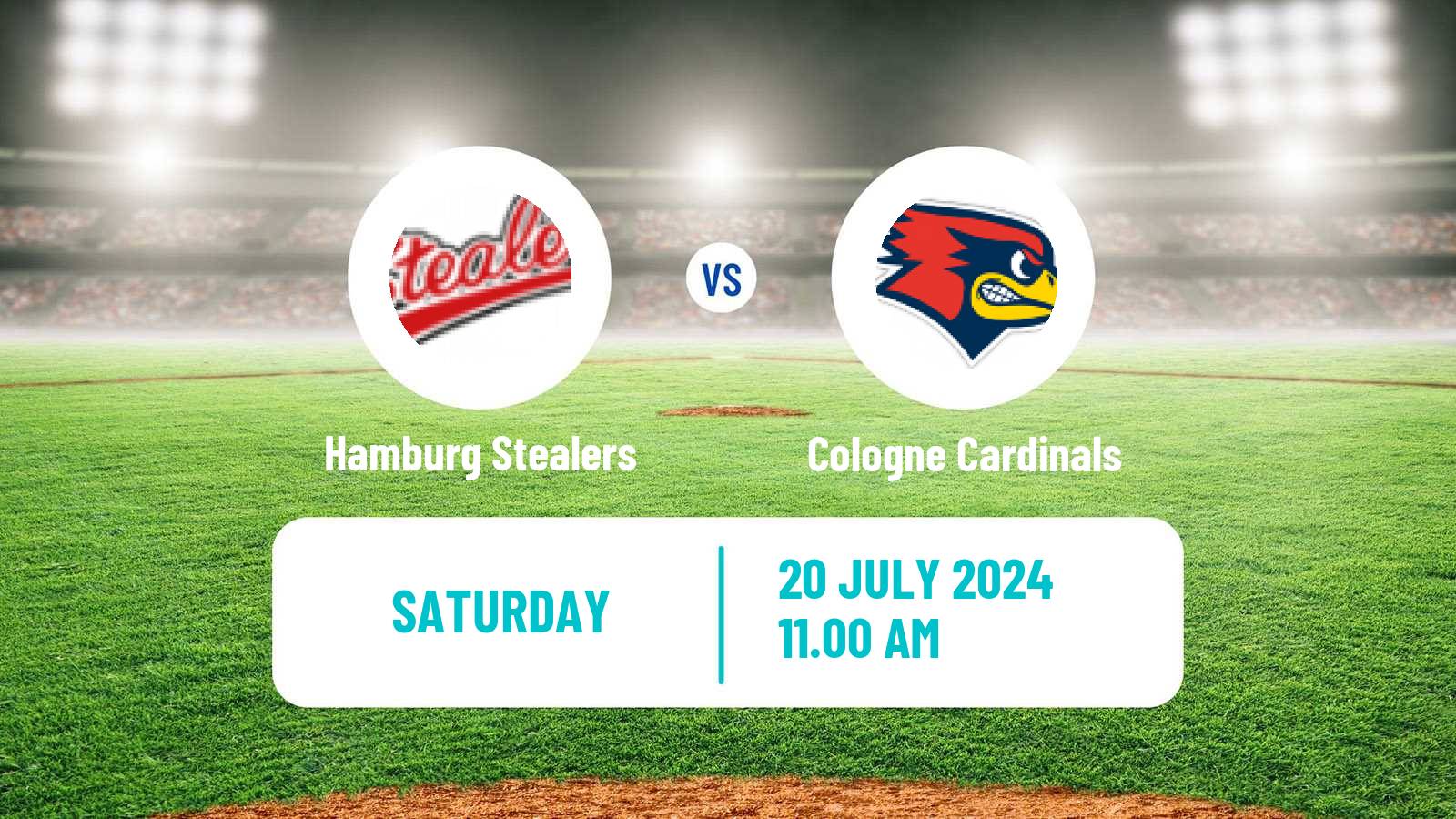 Baseball German Bundesliga North Baseball Hamburg Stealers - Cologne Cardinals