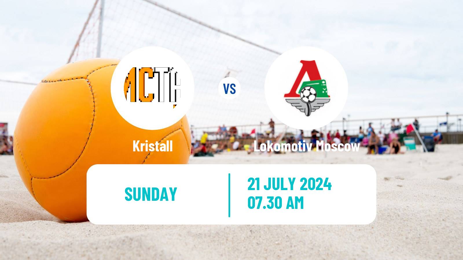 Beach soccer Superliga Kristall - Lokomotiv Moscow