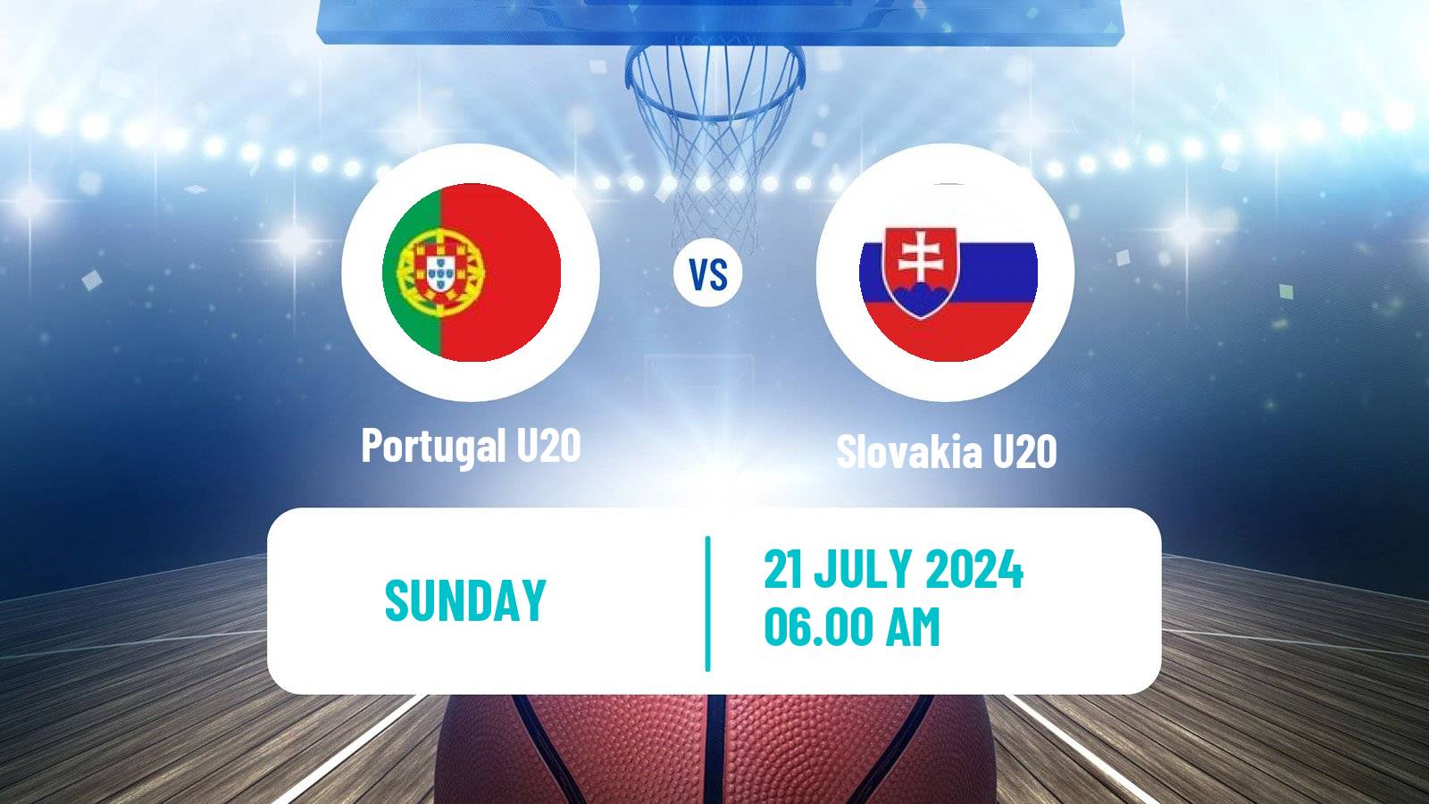 Basketball EuroBasket U20 B Portugal U20 - Slovakia U20