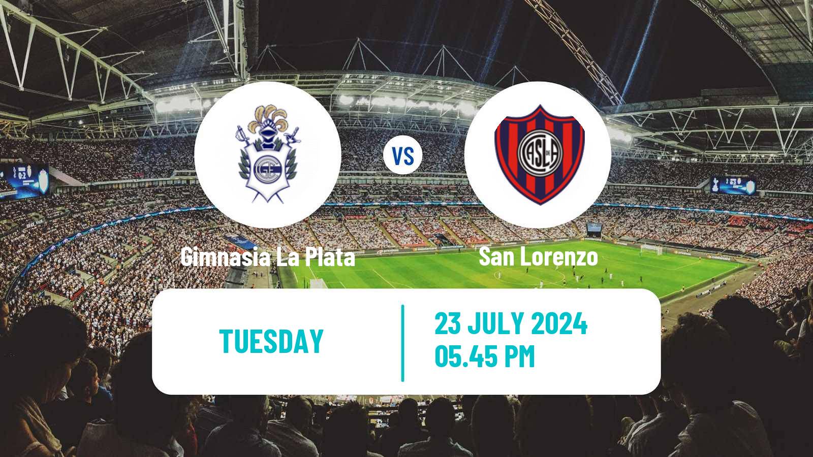 Soccer Argentinian Liga Profesional Gimnasia La Plata - San Lorenzo