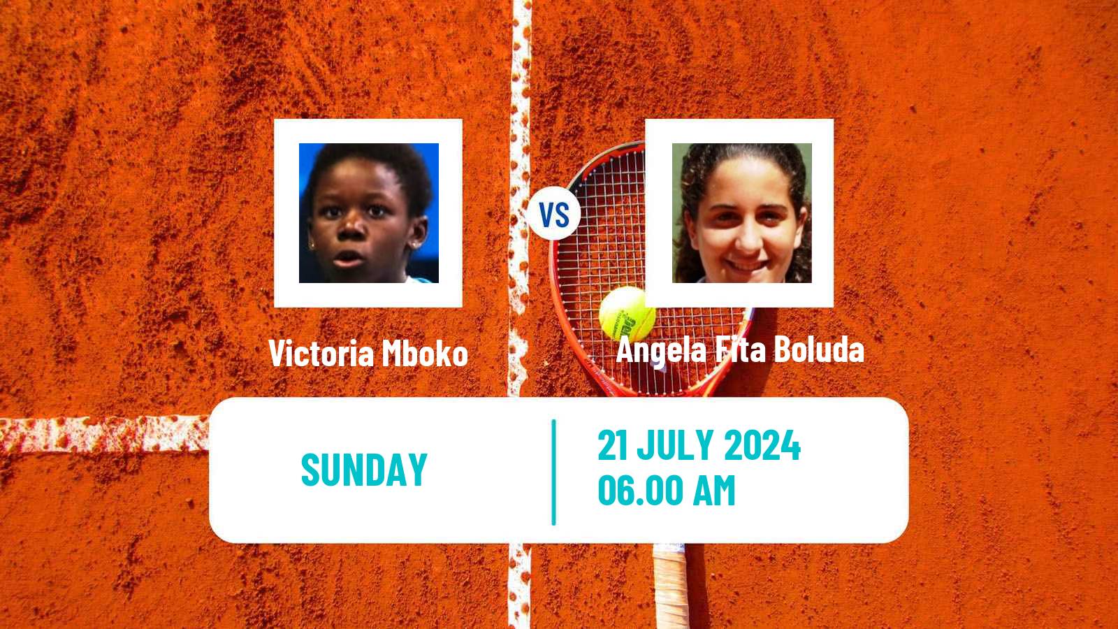 Tennis ITF W35 Darmstadt Women Victoria Mboko - Angela Fita Boluda