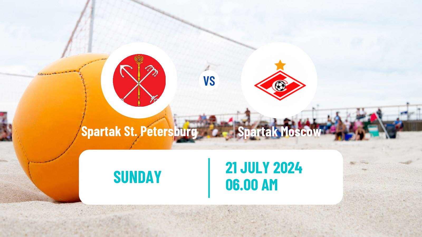 Beach soccer Superliga Spartak St. Petersburg - Spartak Moscow