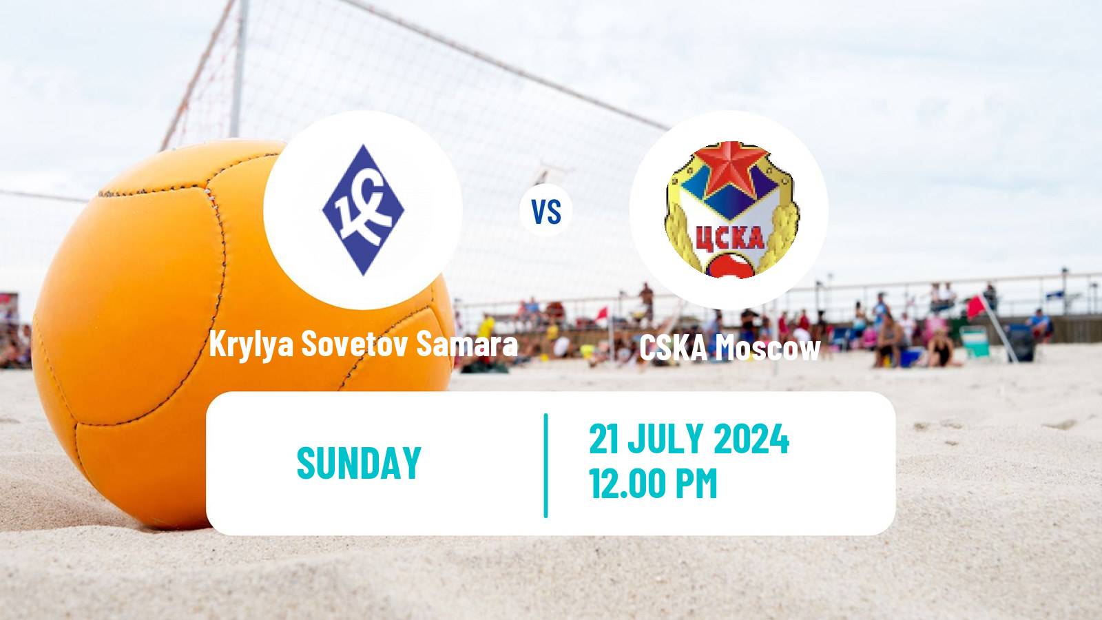 Beach soccer Superliga Krylya Sovetov Samara - CSKA Moscow