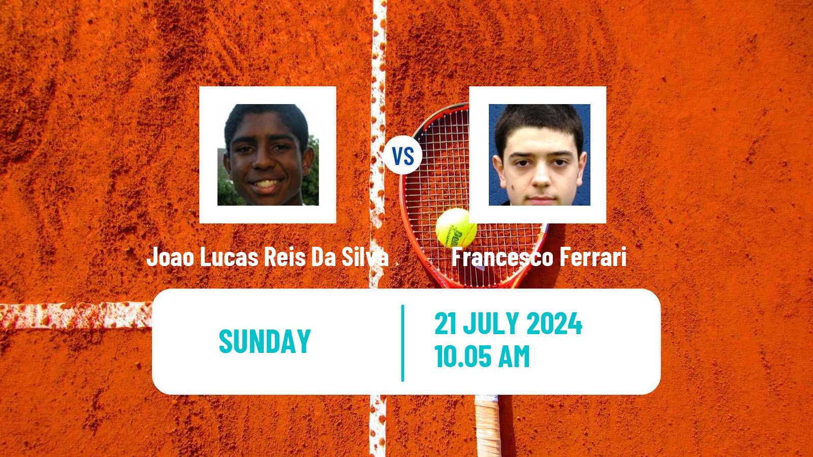 Tennis Verona Challenger Men Joao Lucas Reis Da Silva - Francesco Ferrari