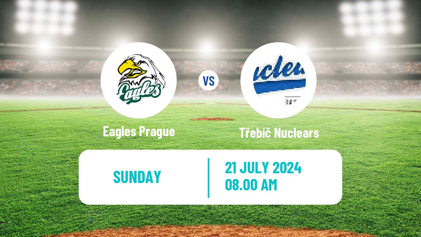 Baseball Czech Extraliga Baseball Eagles Prague - Třebíč Nuclears