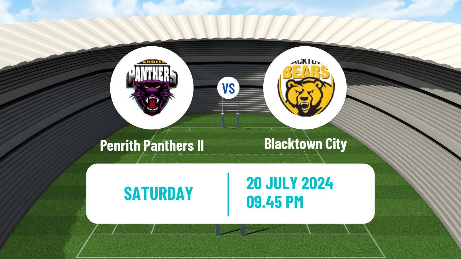 Rugby league Australian NSW Cup Penrith Panthers II - Blacktown City