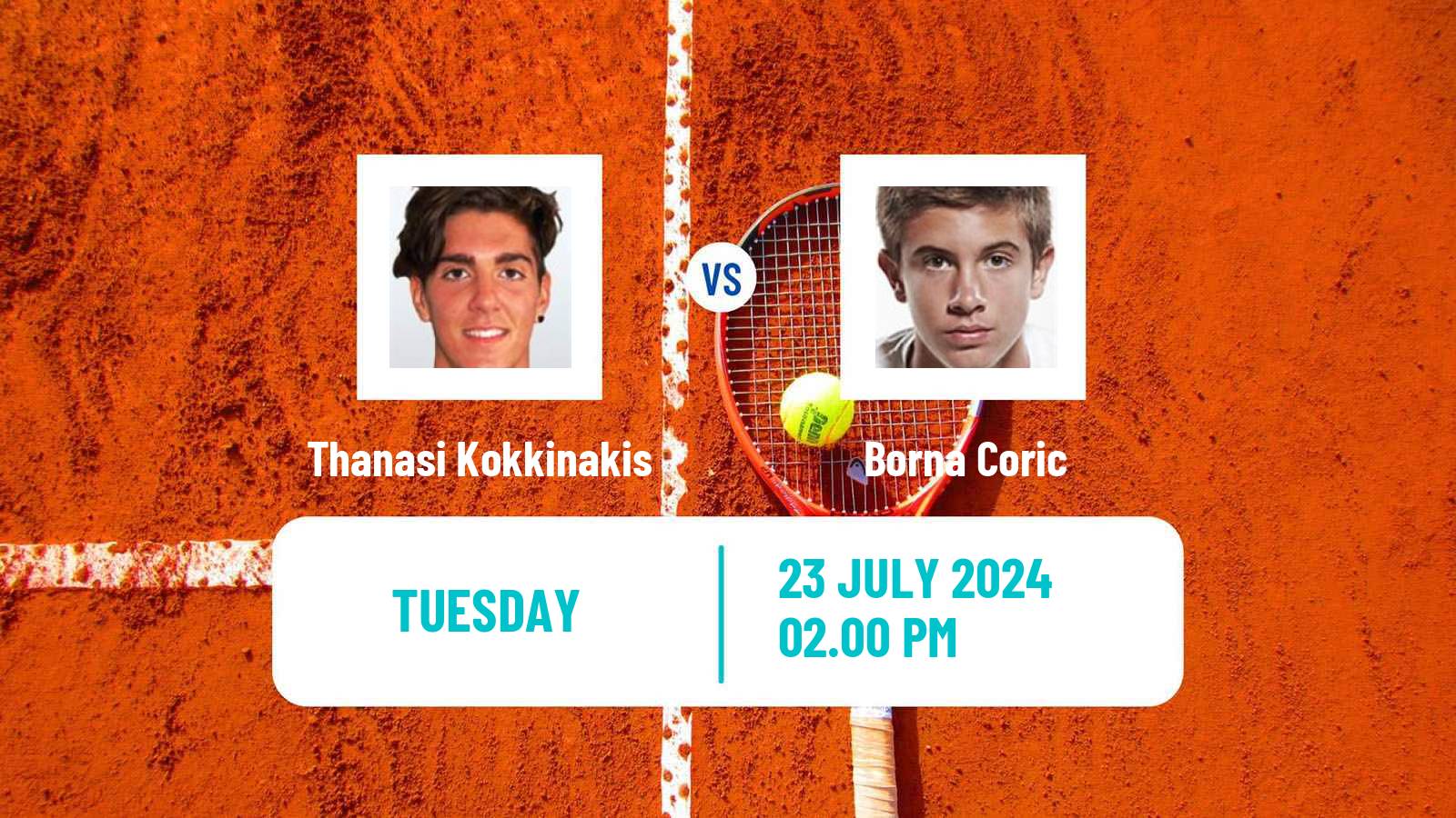 Tennis ATP Atlanta Thanasi Kokkinakis - Borna Coric