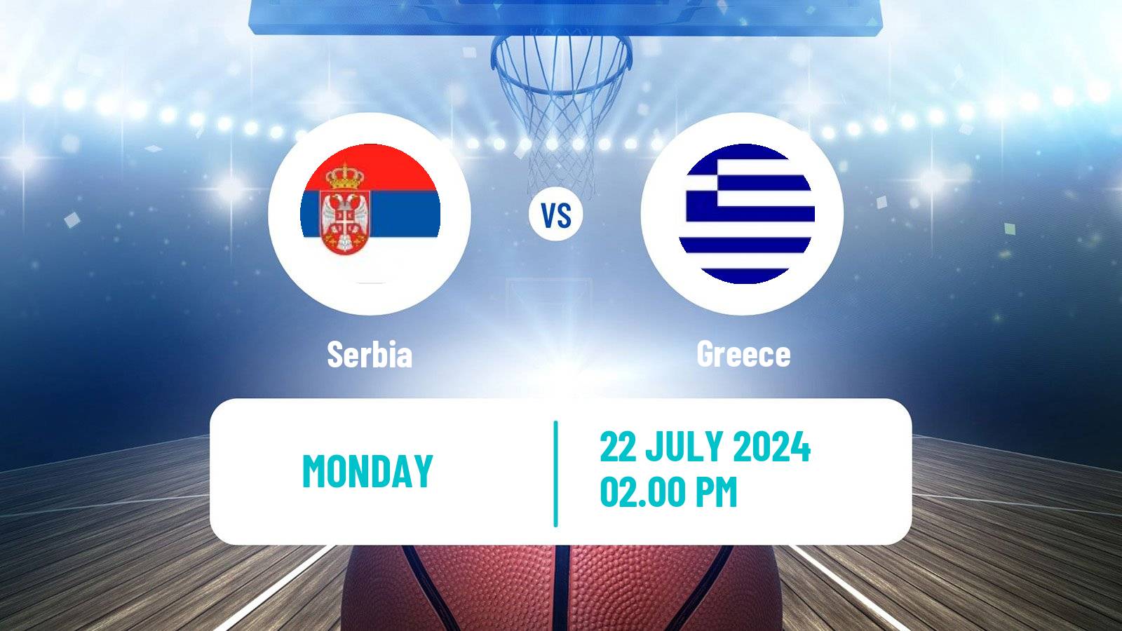 Basketball Friendly International Basketball Serbia - Greece