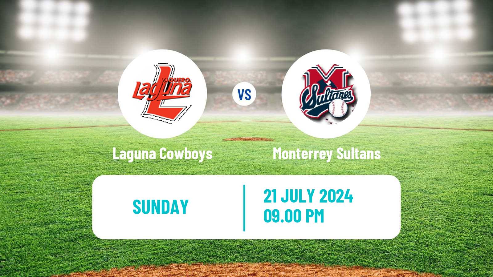 Baseball LMB Laguna Cowboys - Monterrey Sultans