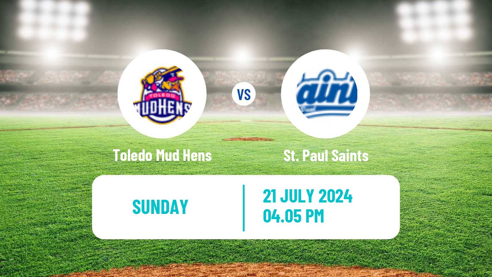 Baseball IL Toledo Mud Hens - St. Paul Saints