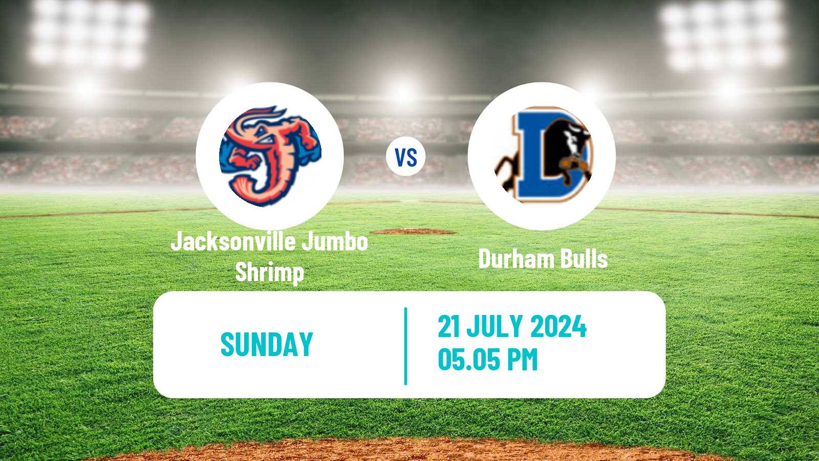 Baseball IL Jacksonville Jumbo Shrimp - Durham Bulls