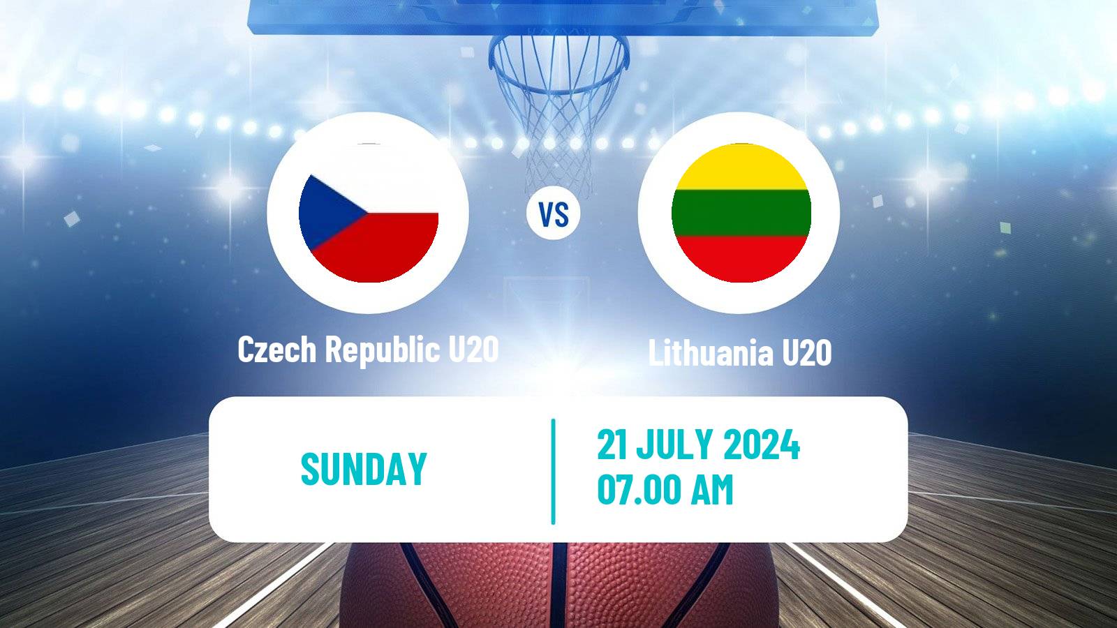 Basketball EuroBasket U20 Czech Republic U20 - Lithuania U20