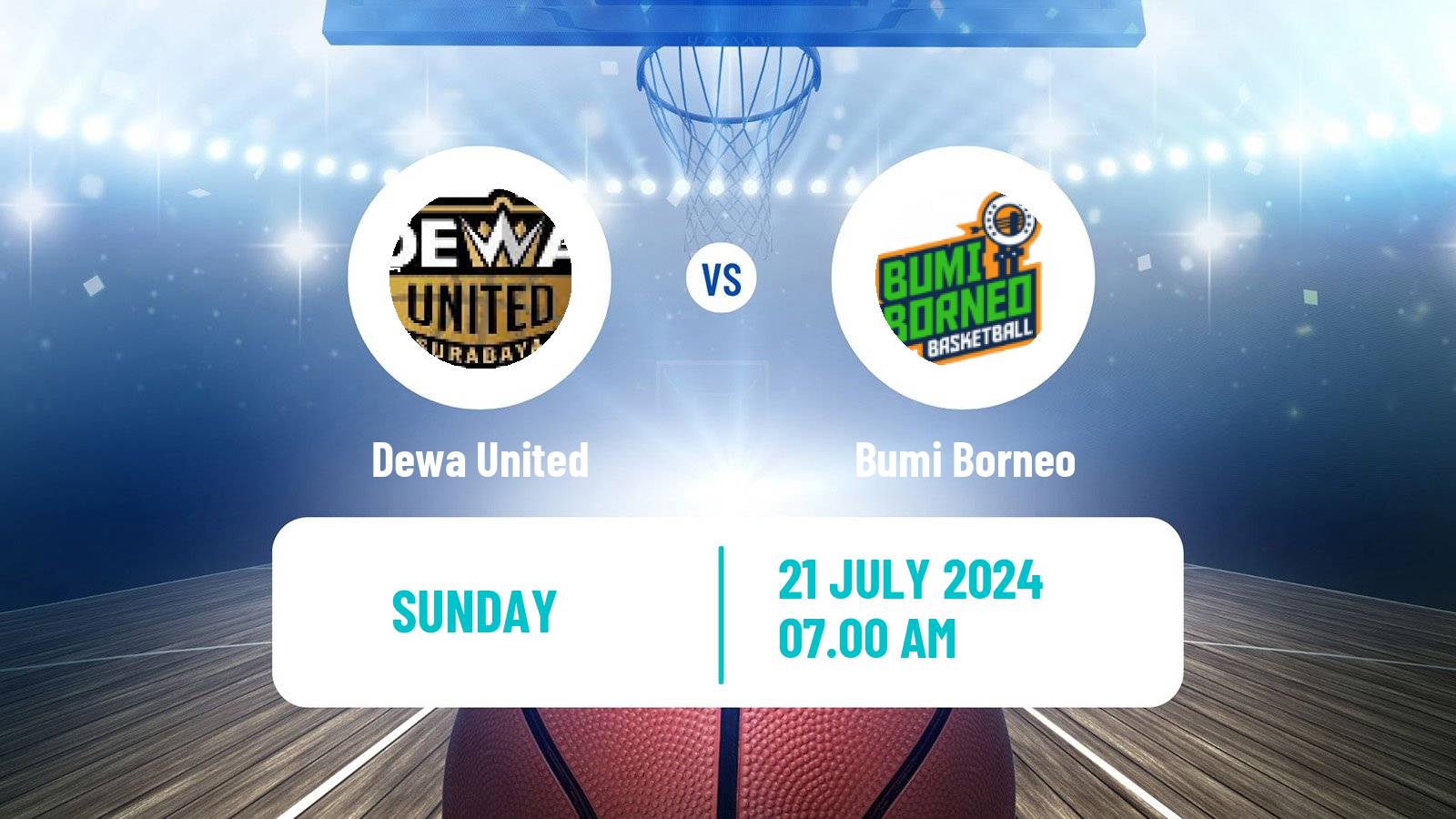 Basketball Indonesian IBL Dewa United - Bumi Borneo