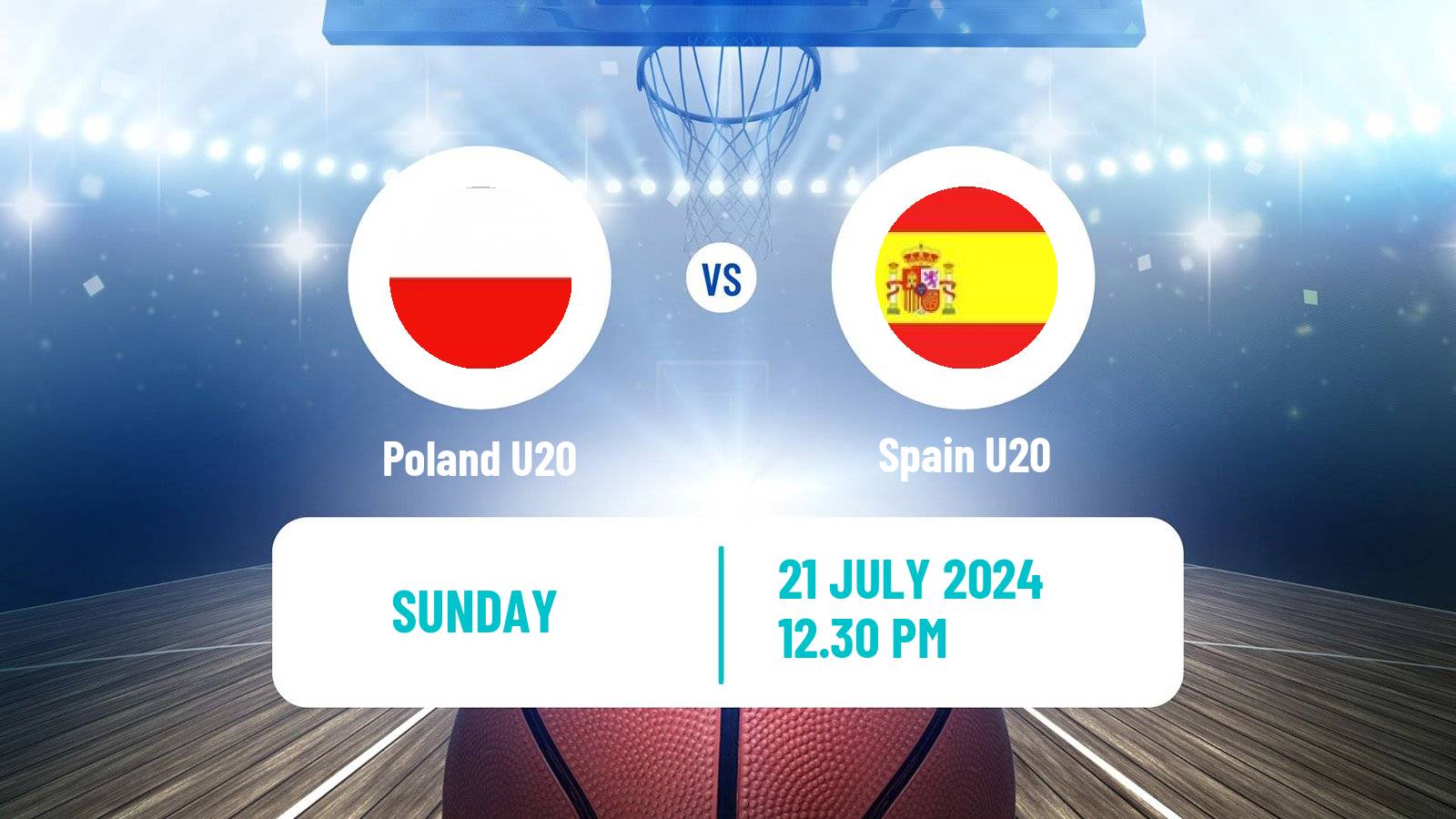 Basketball EuroBasket U20 Poland U20 - Spain U20
