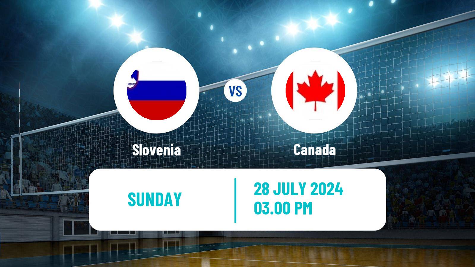 Volleyball Olympic Games - Volleyball Slovenia - Canada