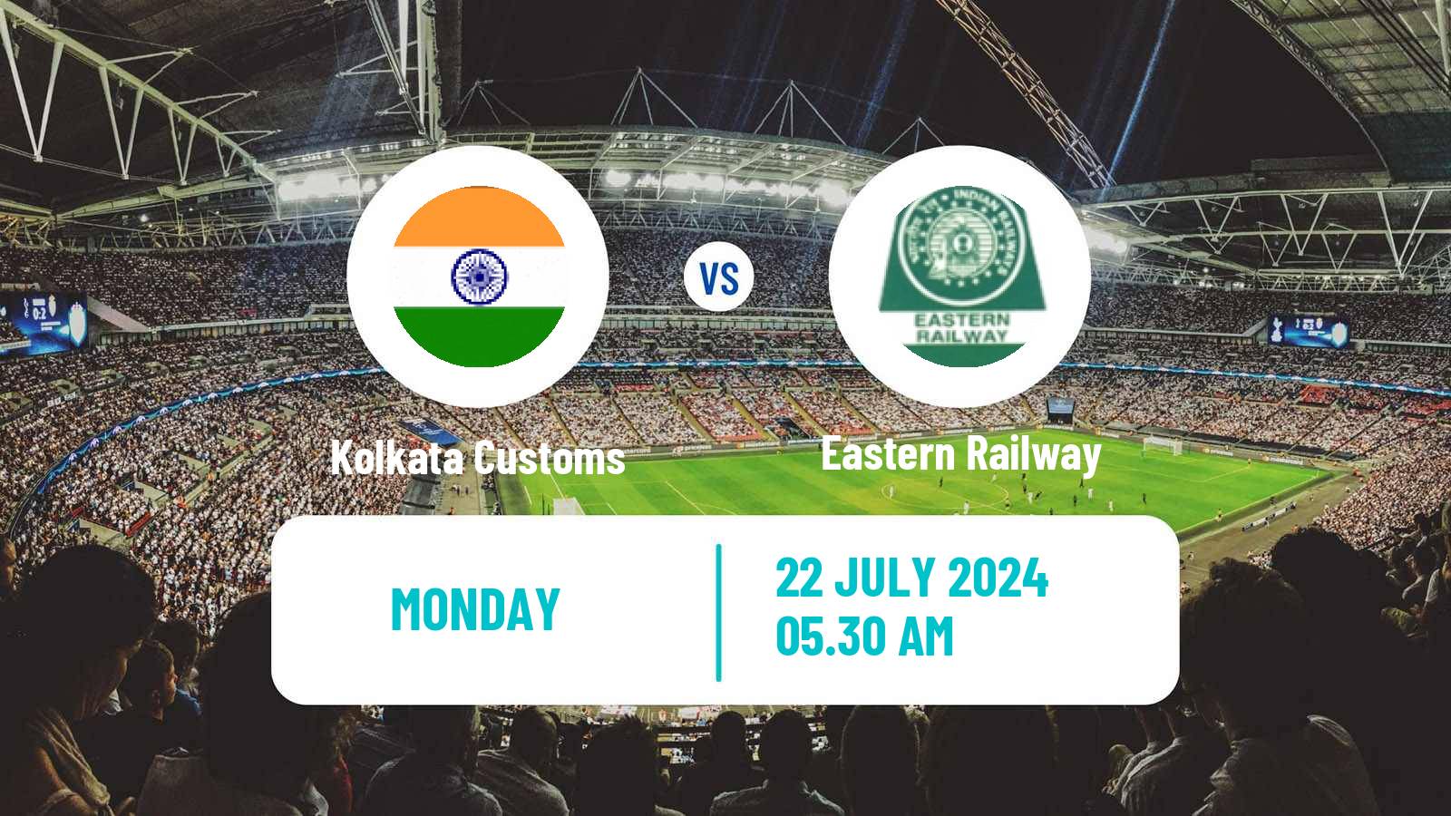 Soccer Calcutta Premier Division Kolkata Customs - Eastern Railway