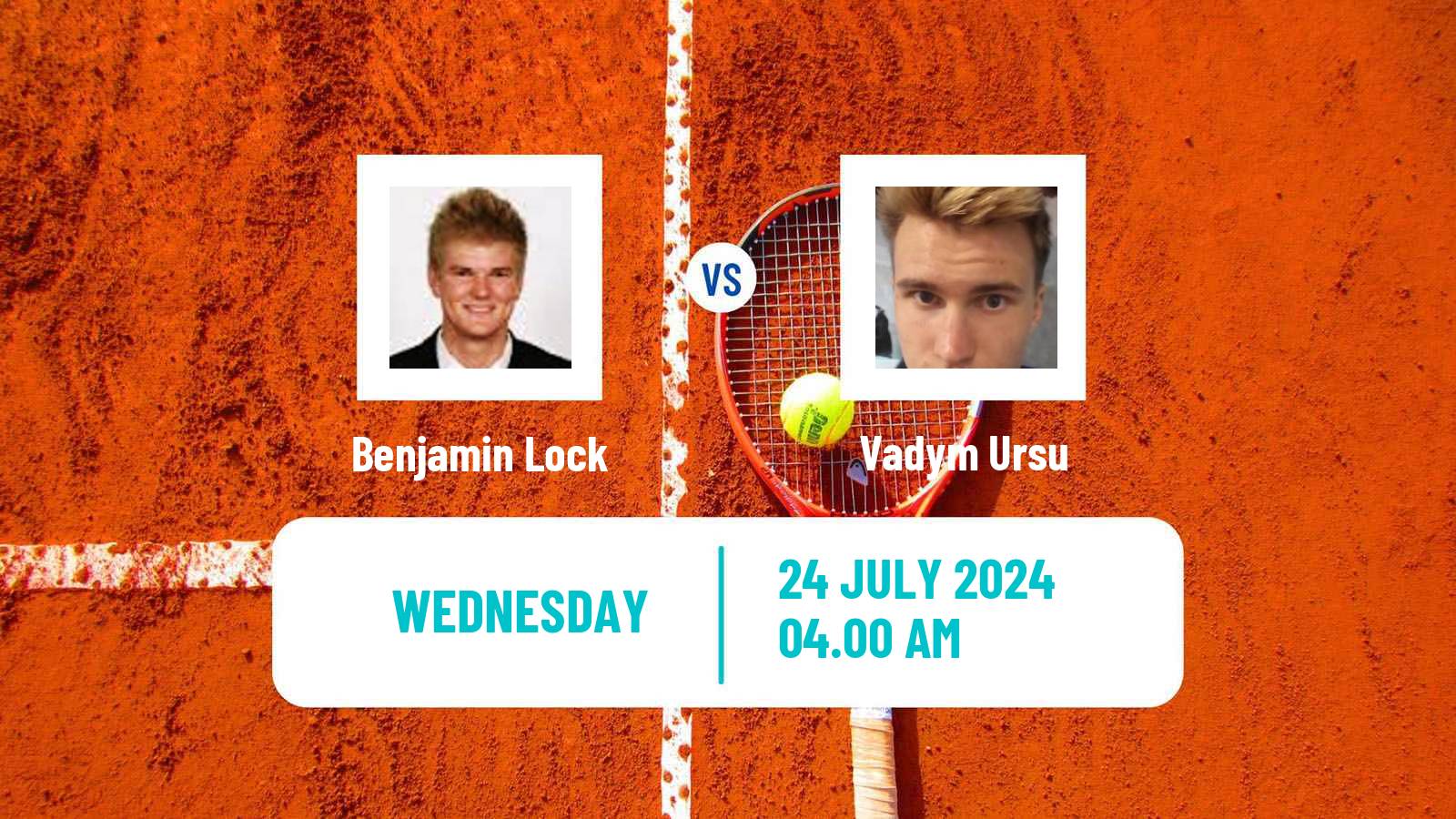 Tennis Segovia Challenger Men Benjamin Lock - Vadym Ursu