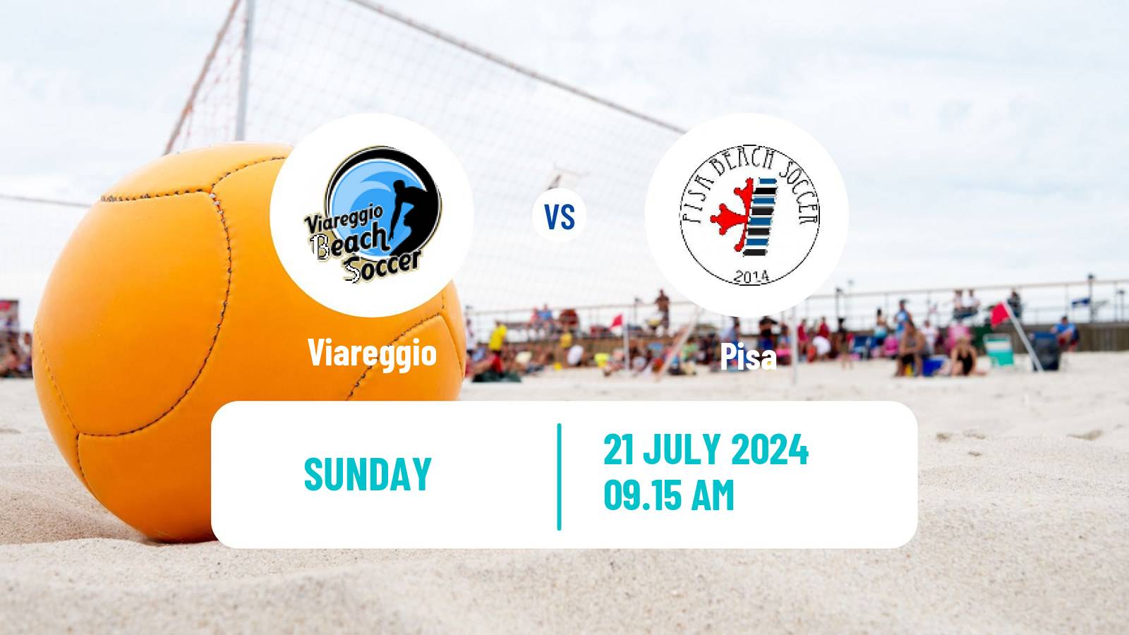 Beach soccer Serie A Viareggio - Pisa