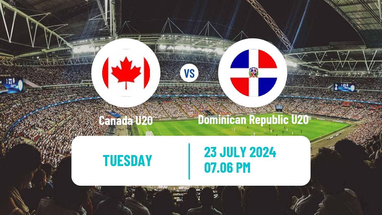 Soccer CONCACAF Championship U20 Canada U20 - Dominican Republic U20