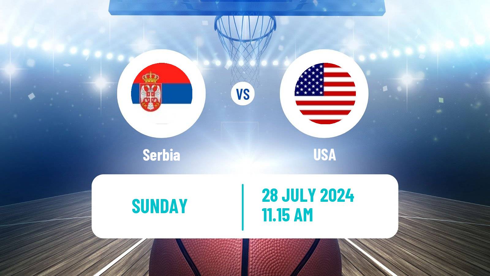 Basketball Olympic Games - Basketball Serbia - USA