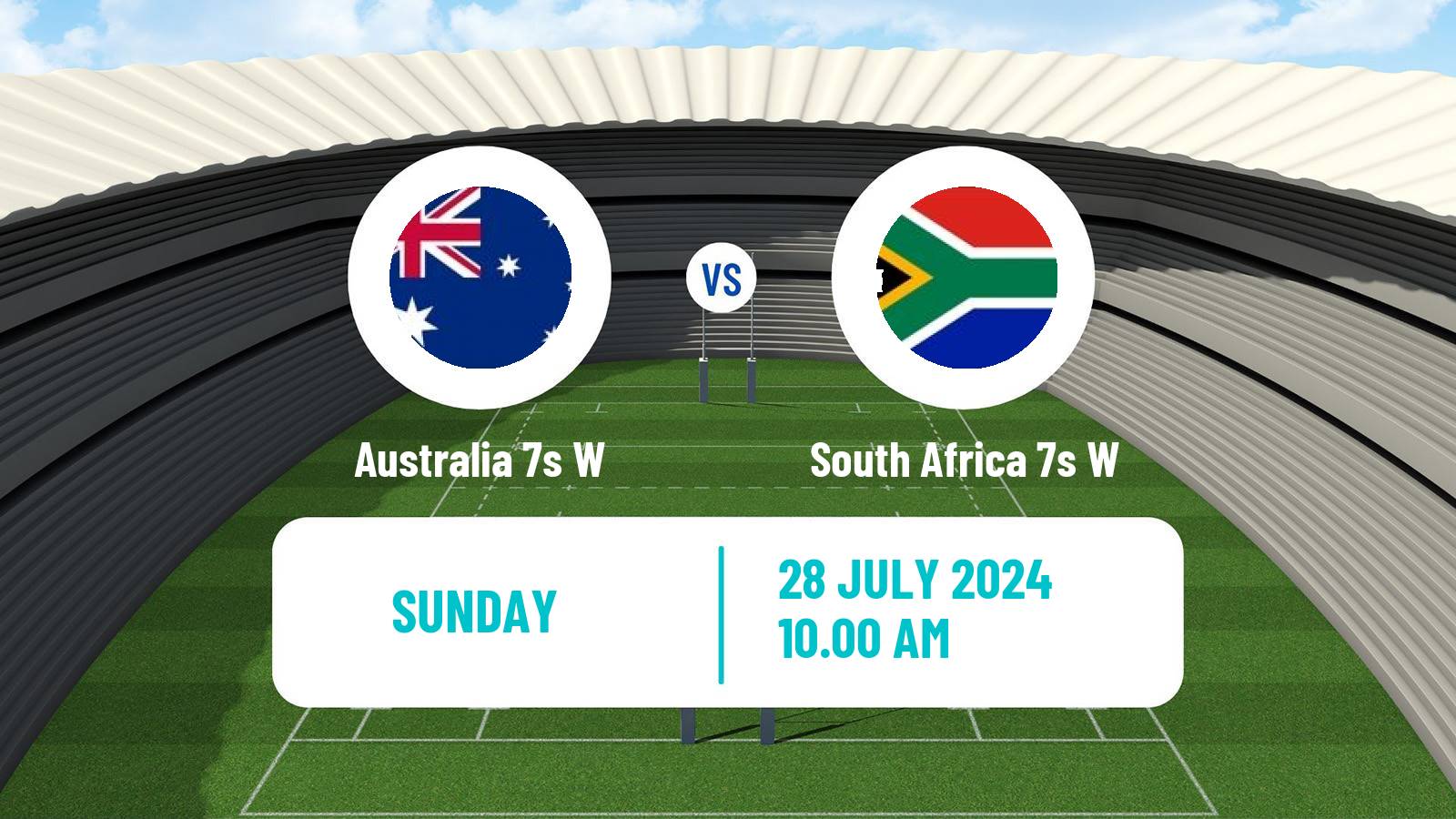 Rugby union Olympic Games 7s Rugby Women Australia 7s W - South Africa 7s W