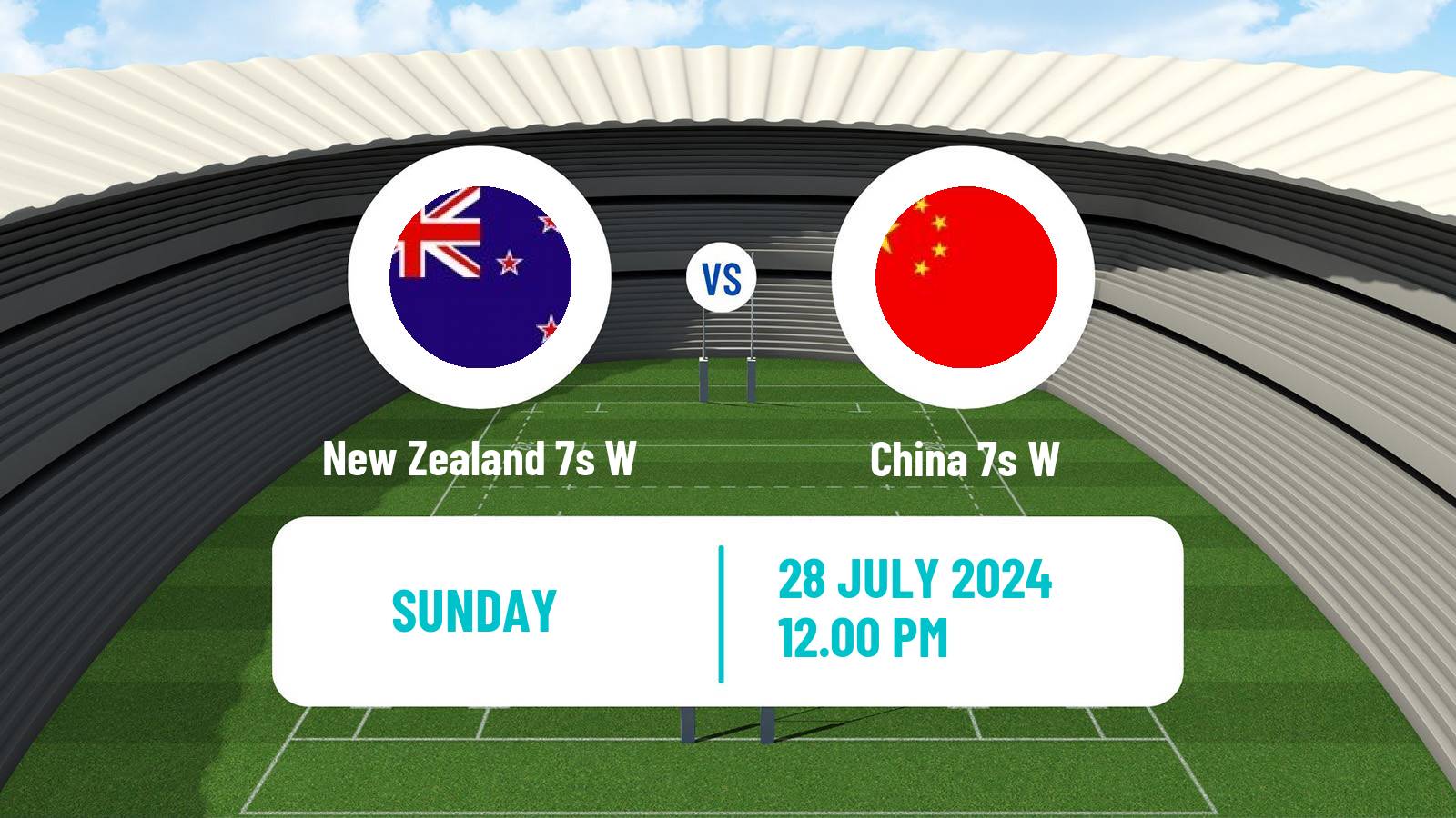 Rugby union Olympic Games 7s Rugby Women New Zealand 7s W - China 7s W