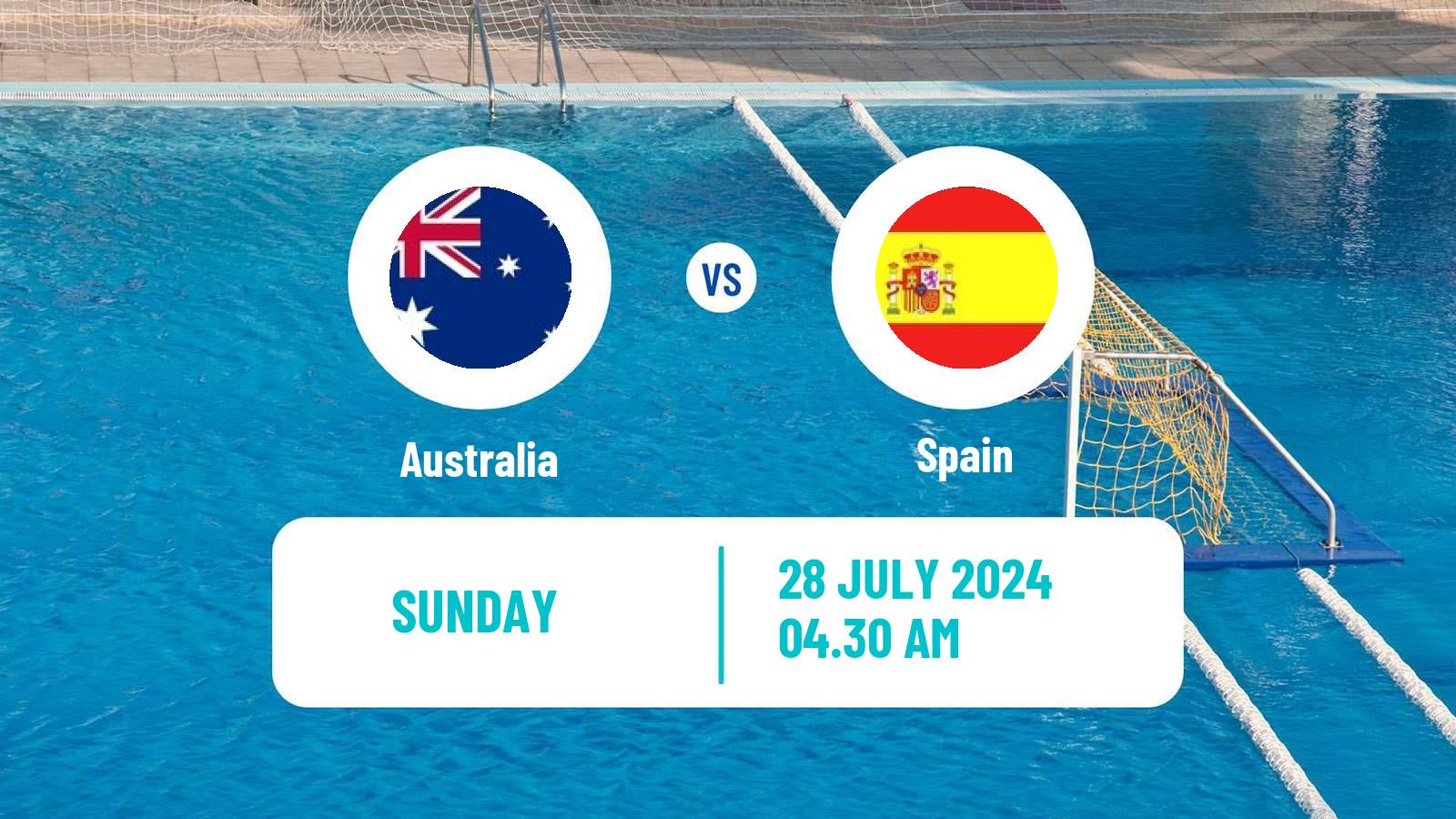 Water polo Olympic Games - Water polo Australia - Spain