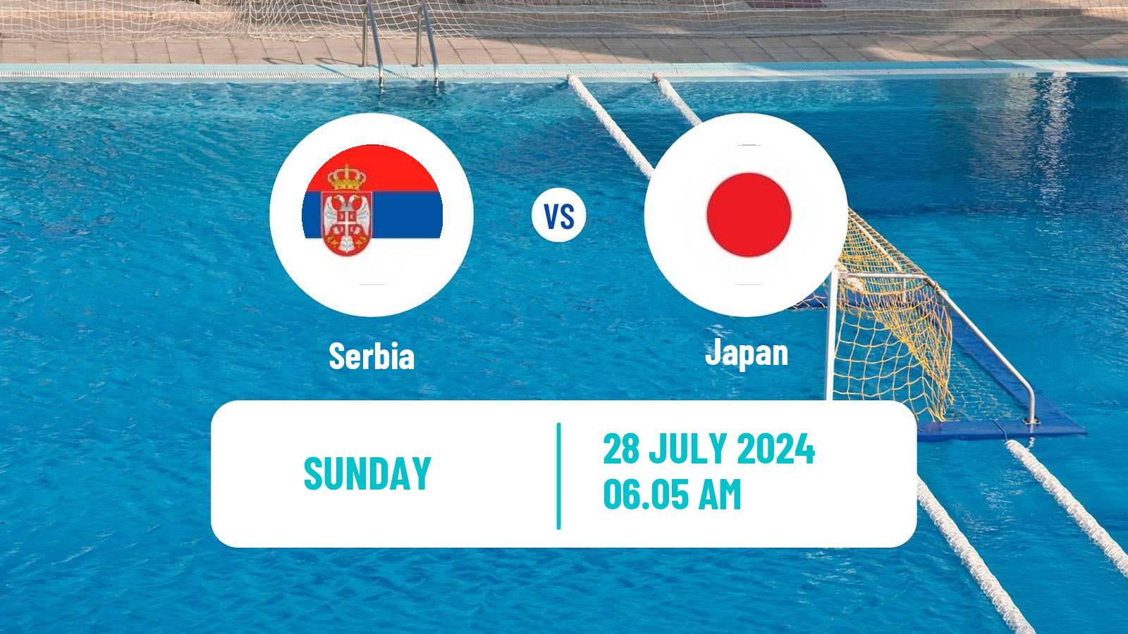 Water polo Olympic Games - Water polo Serbia - Japan