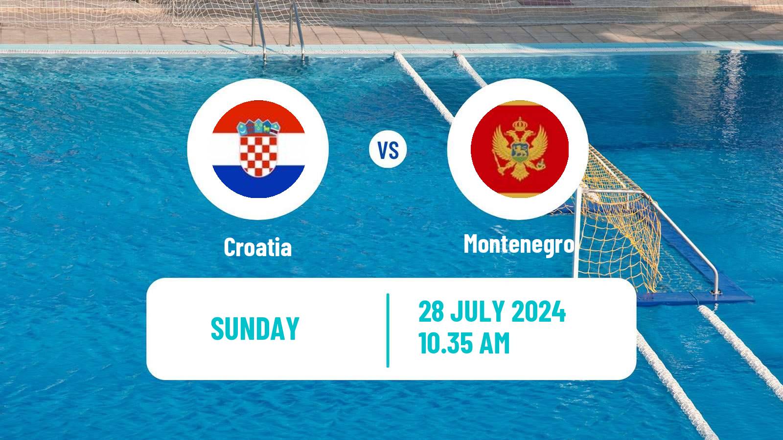 Water polo Olympic Games - Water polo Croatia - Montenegro