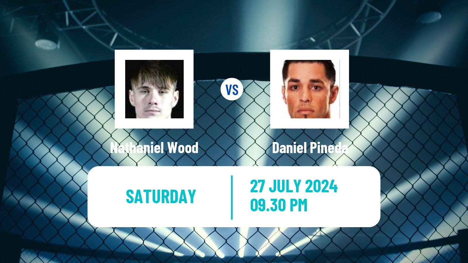 MMA Featherweight UFC Men Nathaniel Wood - Daniel Pineda