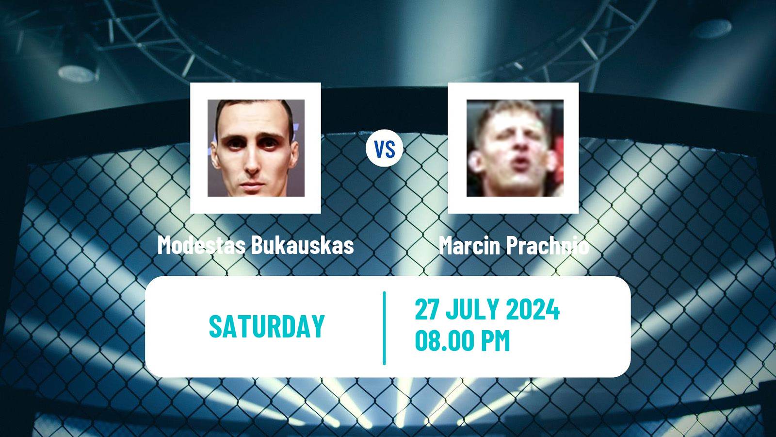 MMA Light Heavyweight UFC Men Modestas Bukauskas - Marcin Prachnio