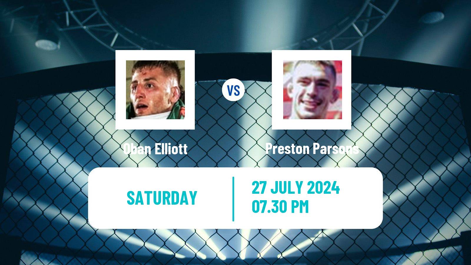 MMA Welterweight UFC Men Oban Elliott - Preston Parsons