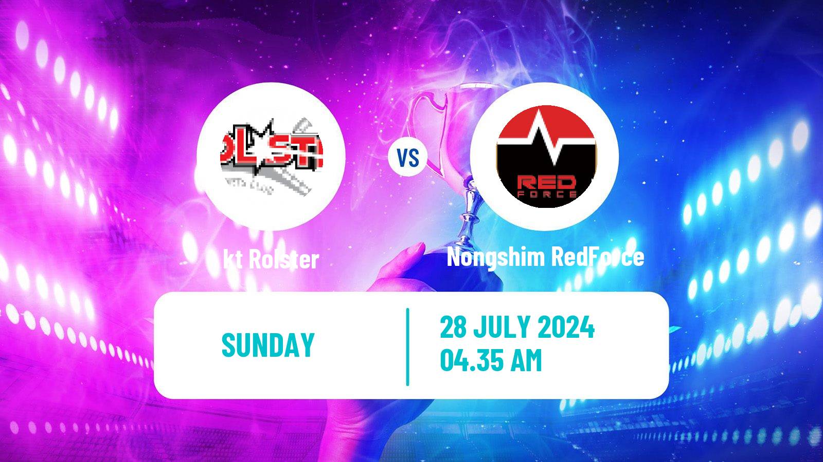 Esports League Of Legends Lck kt Rolster - Nongshim RedForce