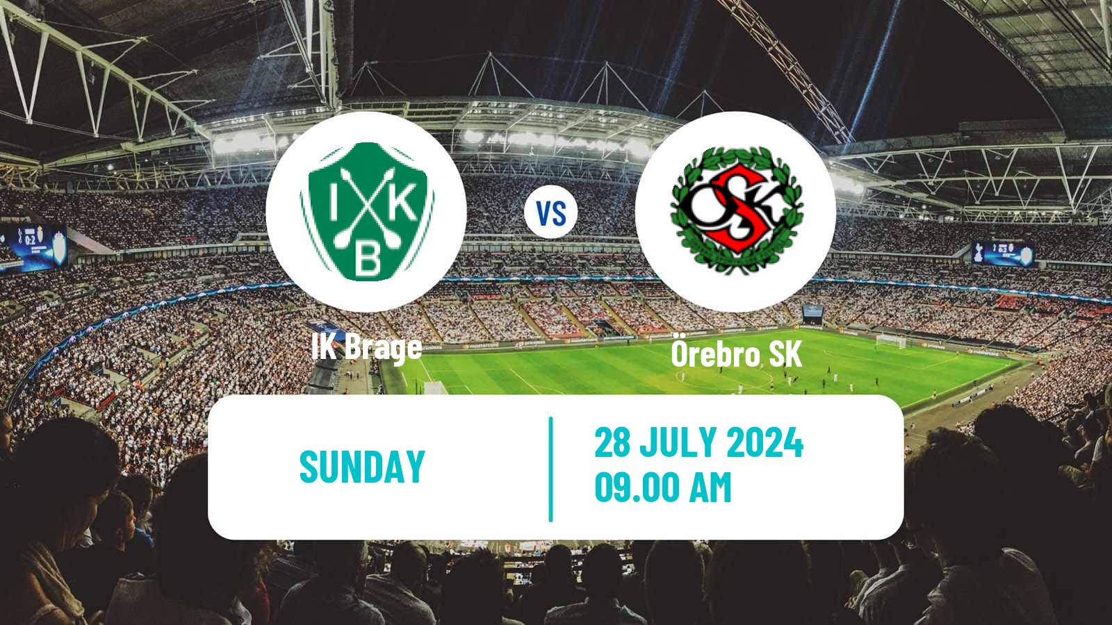 Soccer Swedish Superettan Brage - Örebro