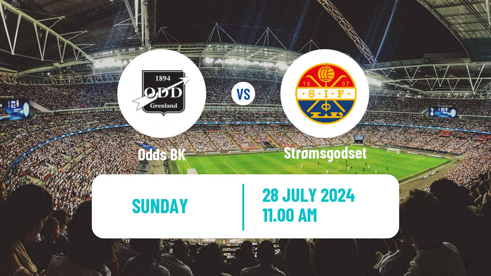 Soccer Norwegian Eliteserien Odd - Strømsgodset