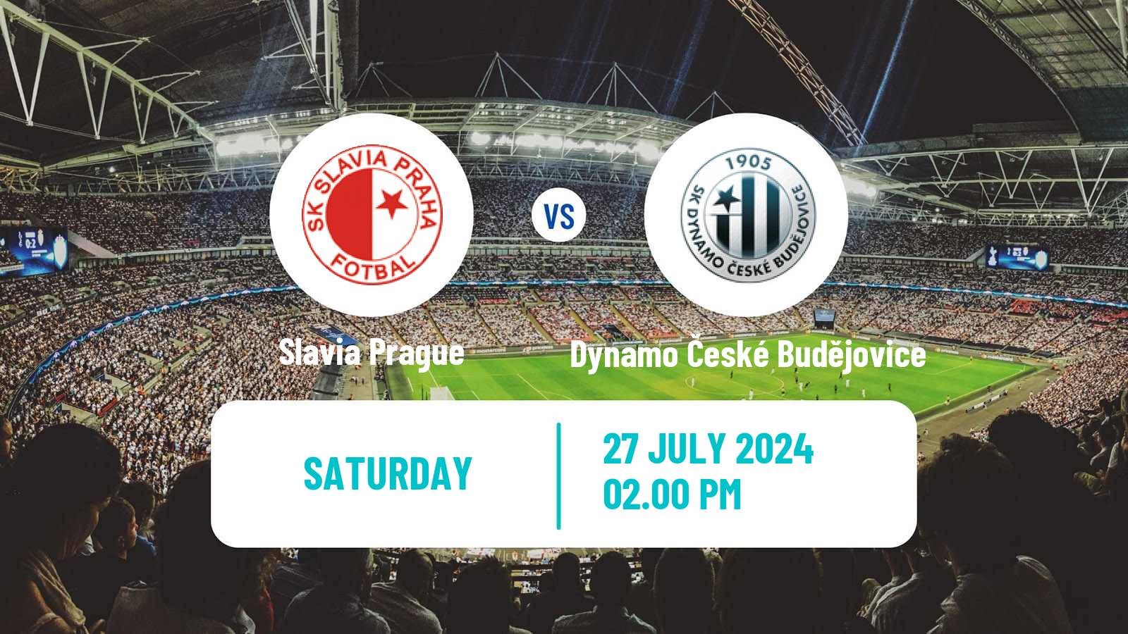 Soccer Czech 1 Liga Slavia Prague - Dynamo České Budějovice