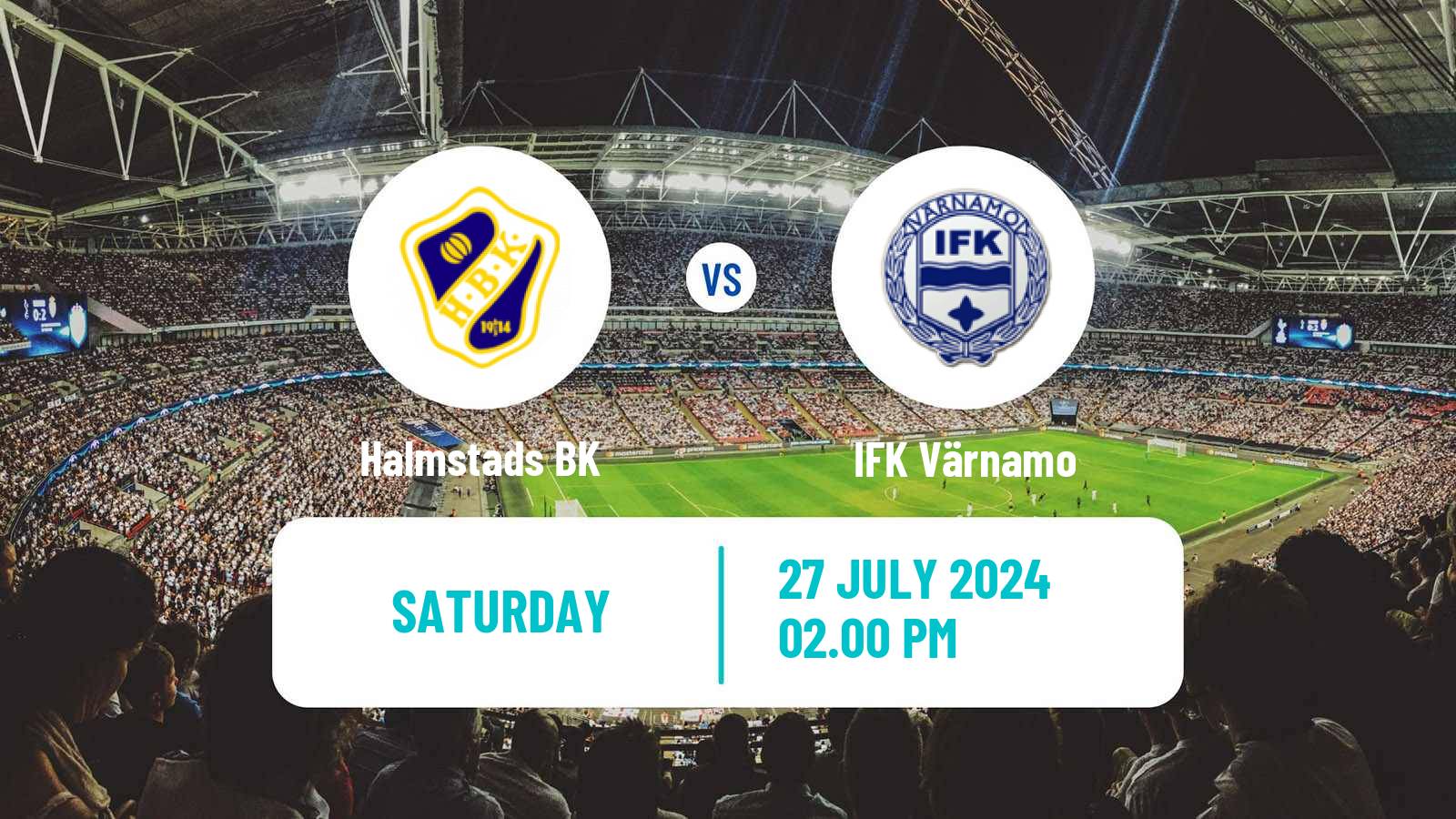 Soccer Swedish Allsvenskan Halmstad - Värnamo