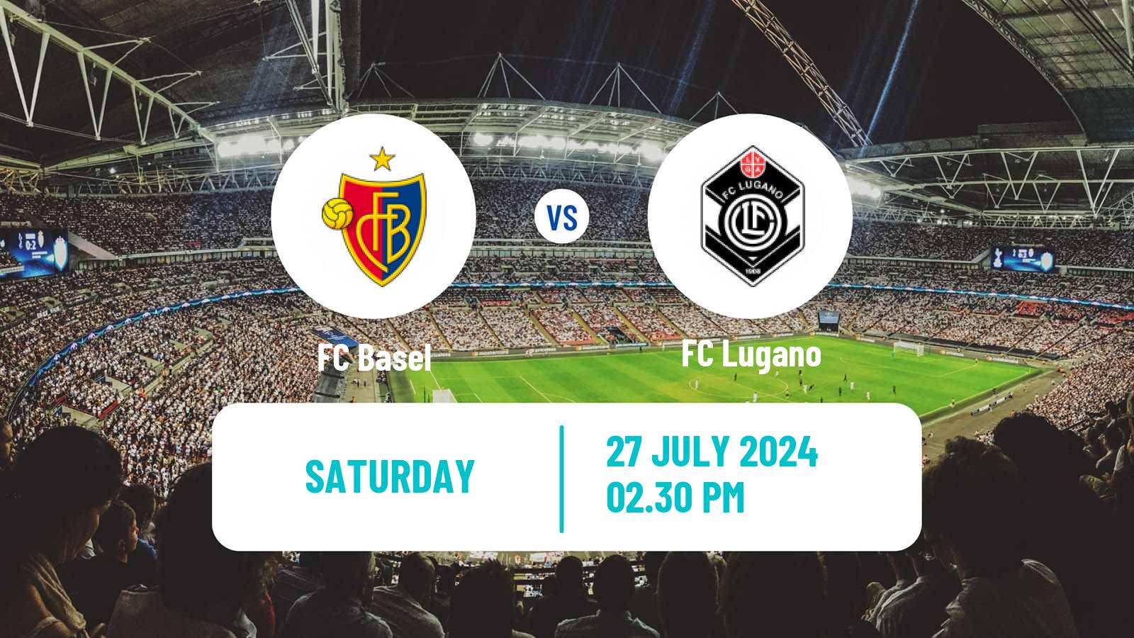 Soccer Swiss Super League Basel - Lugano