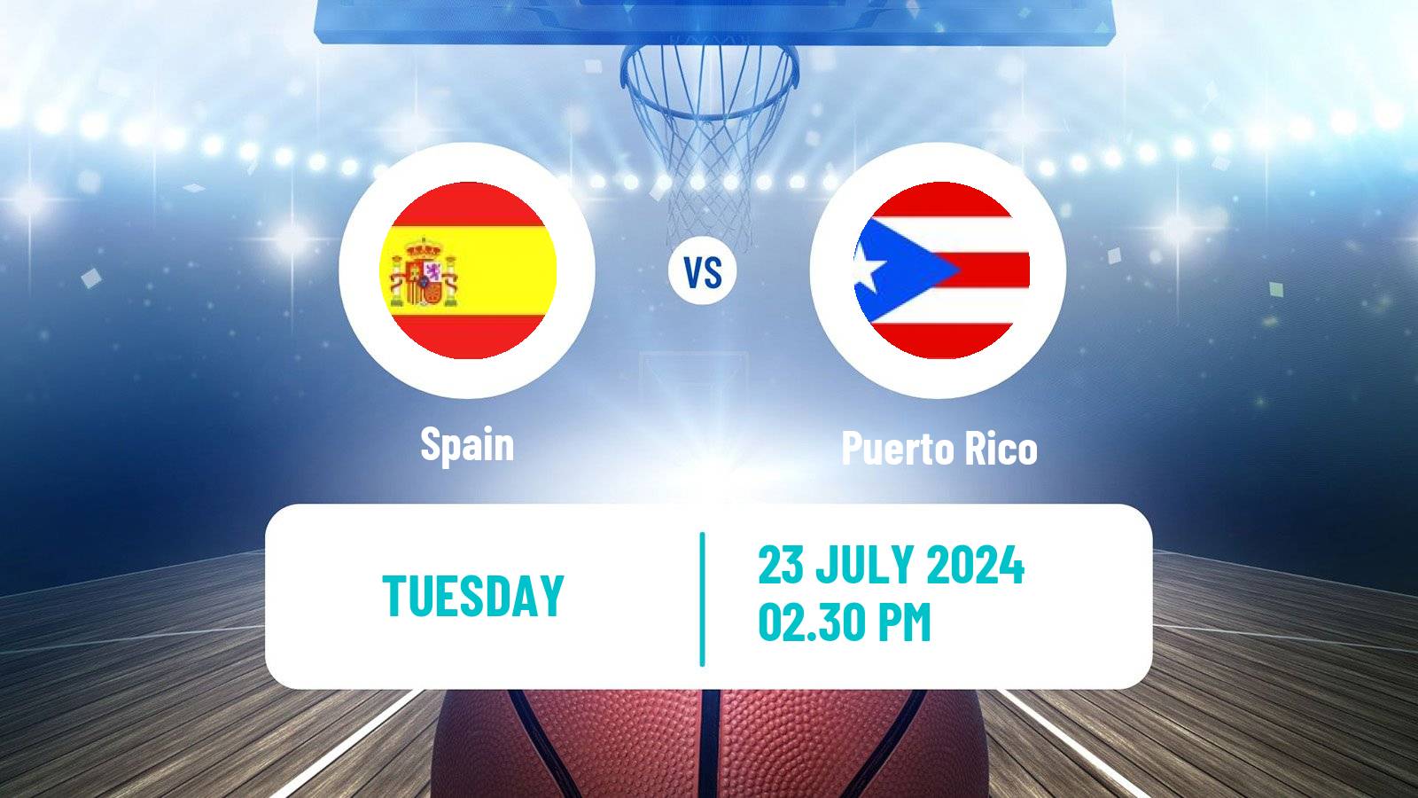 Basketball Friendly International Basketball Spain - Puerto Rico