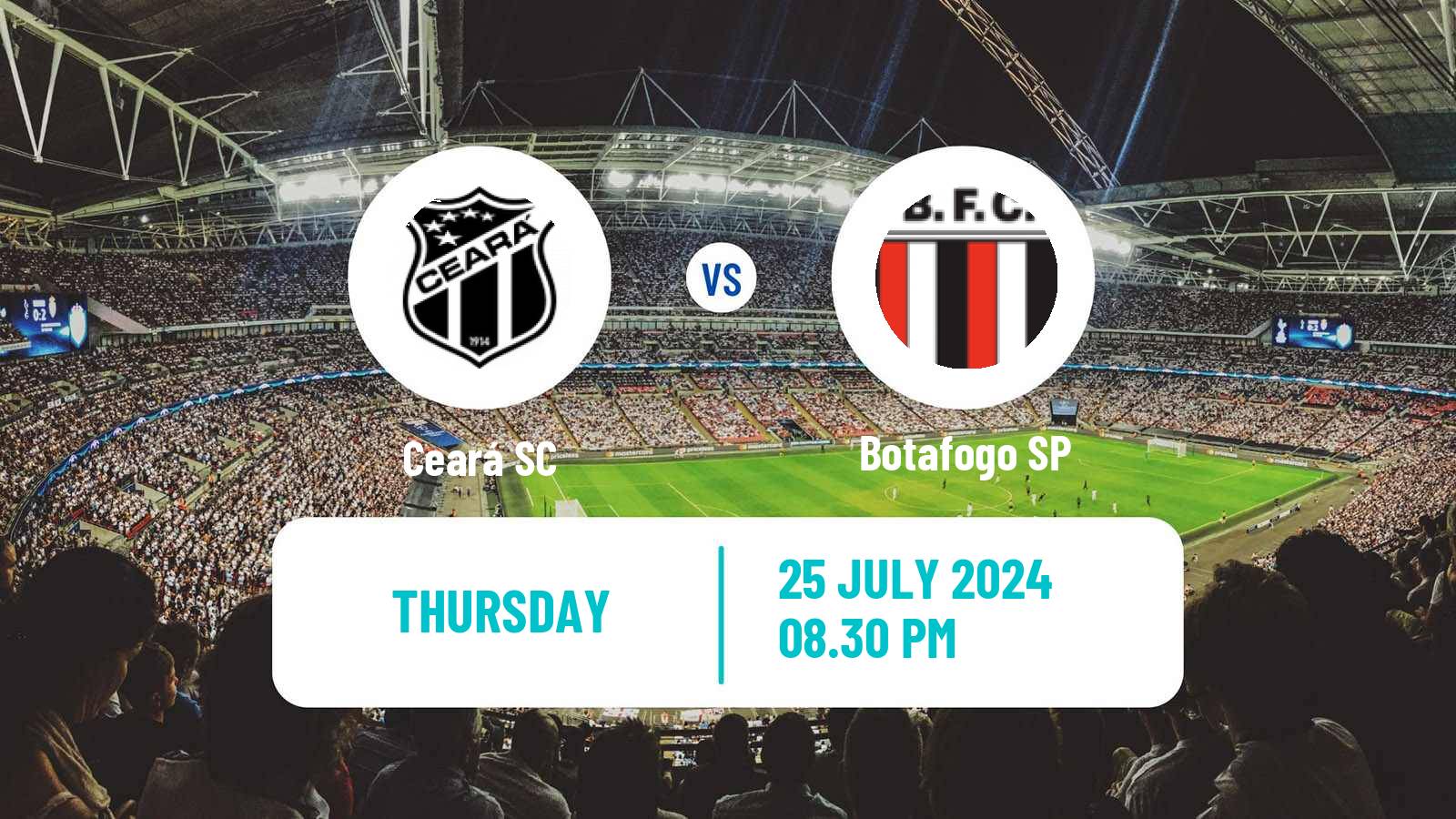 Soccer Brazilian Serie B Ceará - Botafogo SP