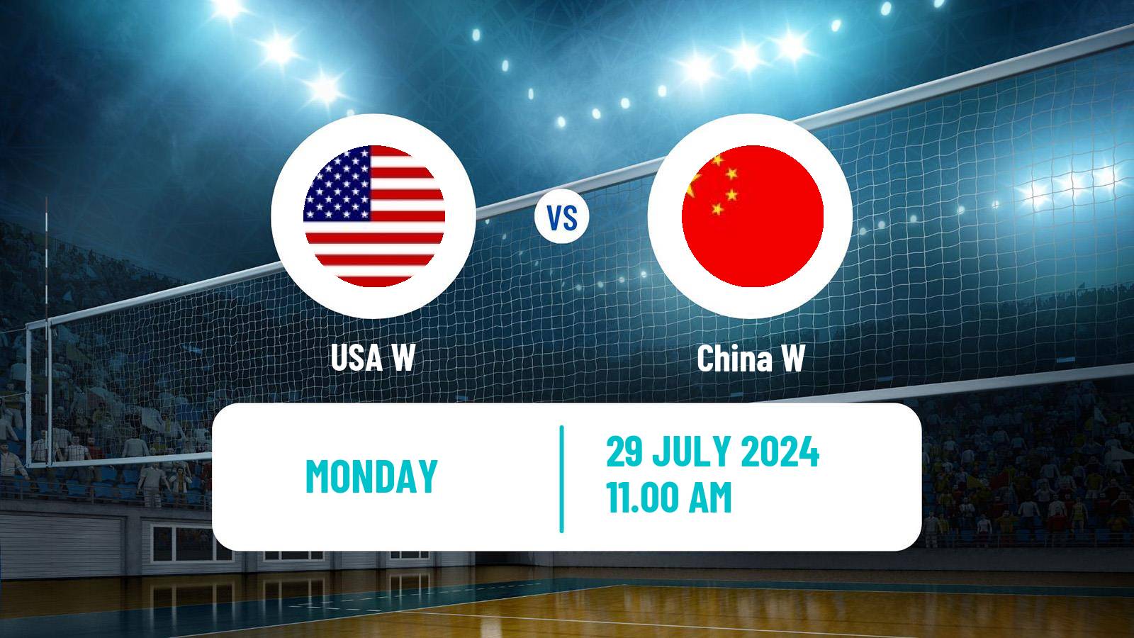 Volleyball Olympic Games - Volleyball Women USA W - China W