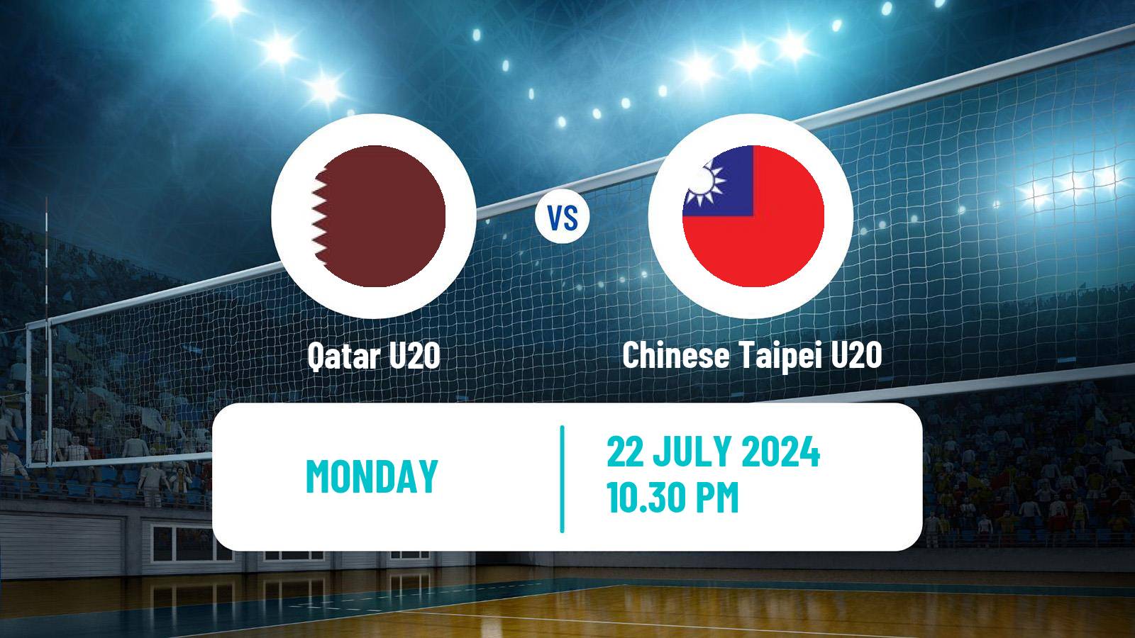 Volleyball Asian Championship U20 Volleyball Qatar U20 - Chinese Taipei U20